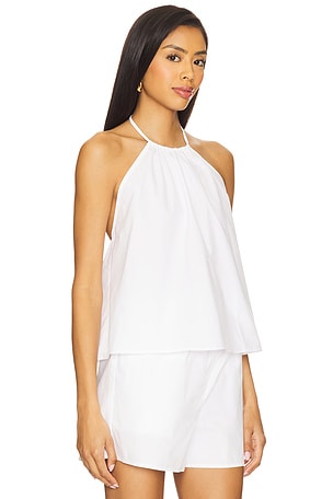 CLYQUE Tauni Top in White