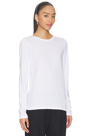 CLYQUE Philly Long Sleeve Tee in White. Size XS. Also
