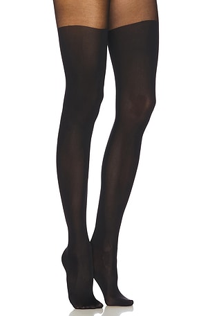 Faux Thigh High Sheer Commando