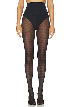 Houndstooth Sheer Tights Commando