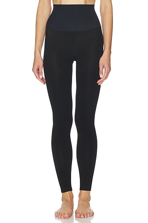 Fleece Lined Opaque Footless Tights Commando