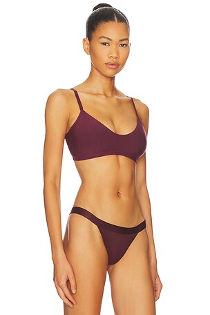 Commando Butter Bralette in Wine. Size XS. Also