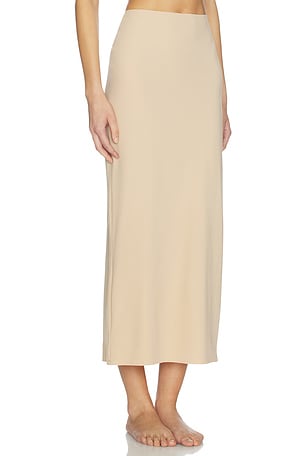 Commando Classic Maxi Half Slip Skirt in Beige