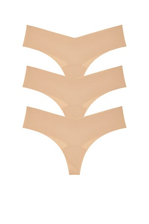 Invisible Rib Thong 3-pack Commando