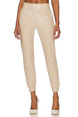 Faux Leather Jogger Commando