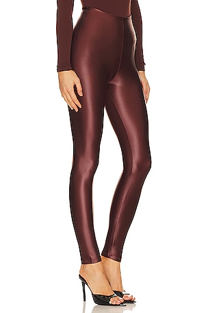 Commando Matte Metallic Legging in Brick