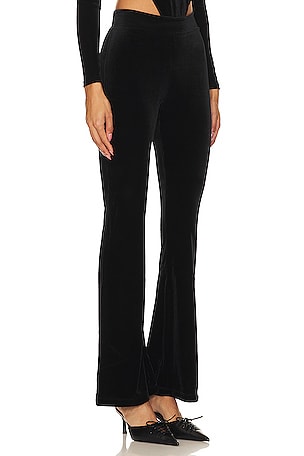 Commando Velvet Flare Legging in Black