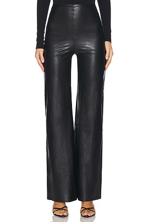 PANTALON IMITATION CUIR JAMBES LARGES Commando