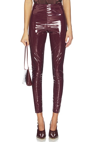 Faux Patent Leather Legging Commando