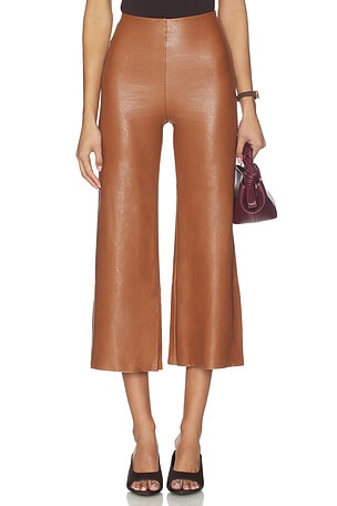 Faux Leather Cropped Pant Commando