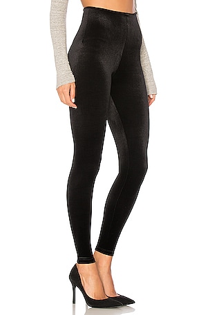 Commando Velvet Legging in Black