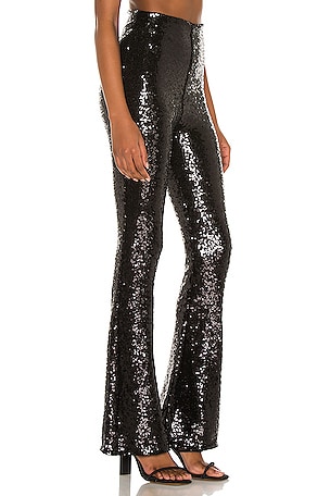 Commando Sequin Flared Legging in Black