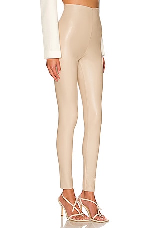 Commando Faux Leather Legging in Nude