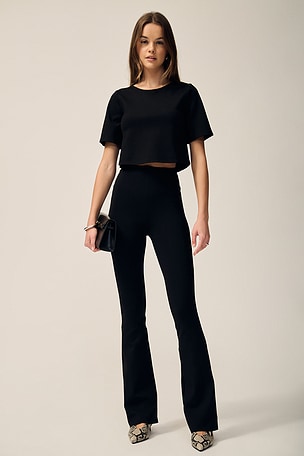Neoprene Flare Legging Commando
