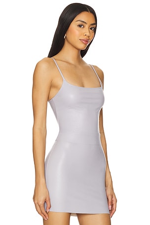 Commando Faux Leather Cami Crop Top in Lavender
