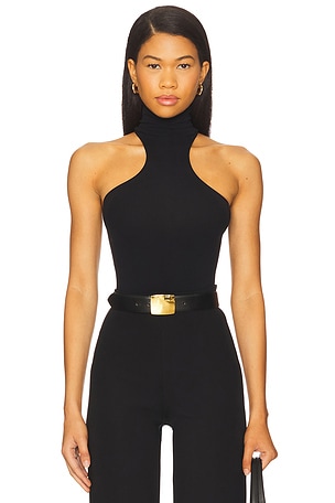 Ballet Racer Turtleneck Bodysuit Commando