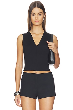 Neoprene Ceo V-neck Shell Top Commando