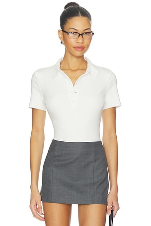 Neoprene Polo Bodysuit Commando