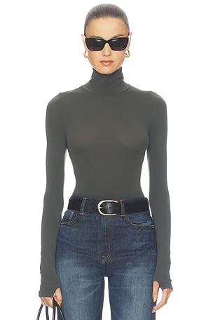 Ballet Turtleneck Bodysuit Commando