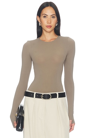 Ballet Crewneck Bodysuit Commando