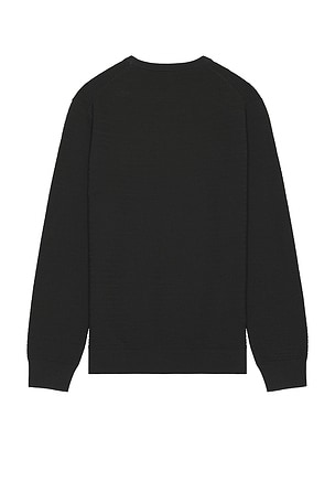 Club Monaco Twill Crew Sweater in Charcoal