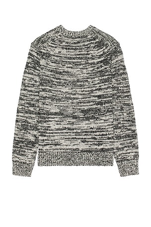 Club Monaco Marl Slub Crew Sweater in Grey