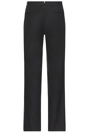 Club Monaco Herringbone Linen Suit Trousers in Black