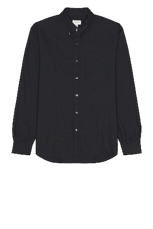 Oxford Solid Long Sleeve Shirt Club Monaco