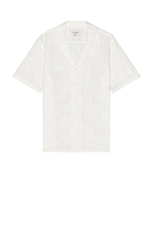 Short Sleeve Eyelet Shirt Club Monaco