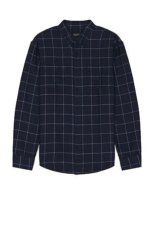 Plaid Utility Shirt Club Monaco