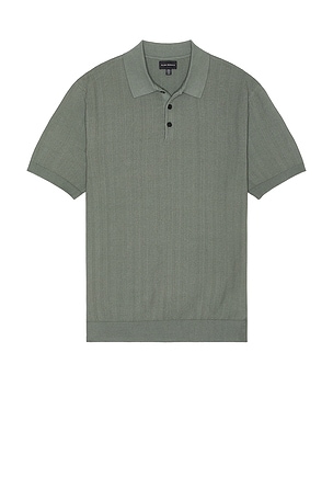 Short Sleeve Texture Polo Club Monaco