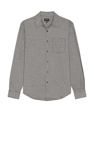 Lightweight Houndstooth Flannel Shirt Club Monaco