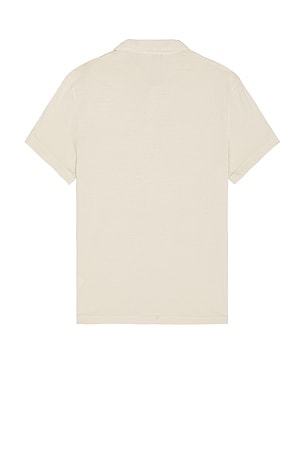 Club Monaco Lightweight Washed Polo in Brown