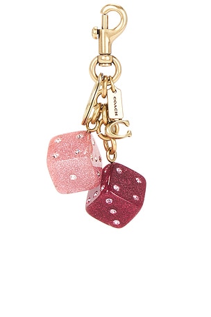 Resin Dice Bag Charm Coach