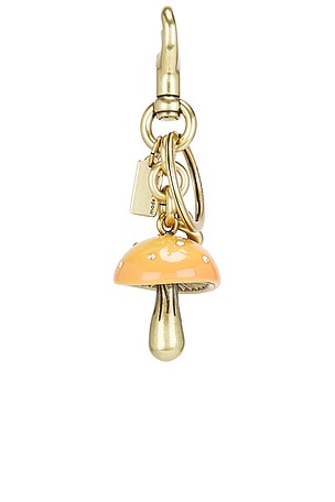 Coach Resin Mushroom Bag Charm in Yellow