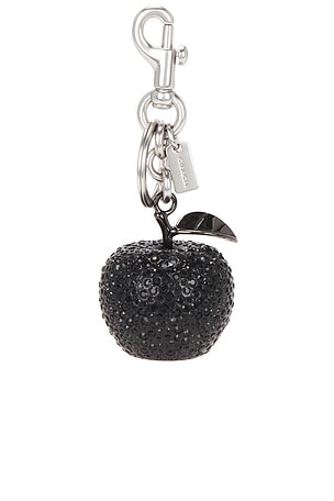 Small Crystal Apple Bag Charm Coach