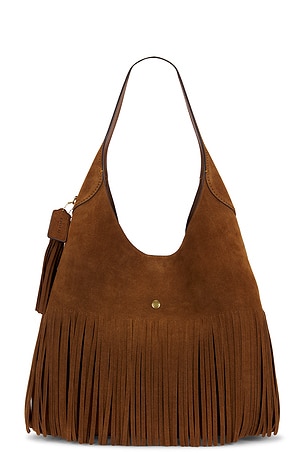 Coach Fringe Brooklyn 39 Shoulder Bag in Brown