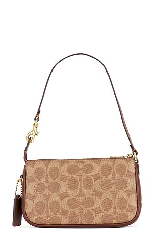 Coach Plaza 18 Shoulder Bag in Tan