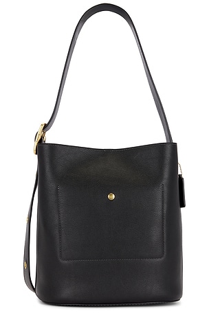 Coach Bleeker Bucket Bag in Black
