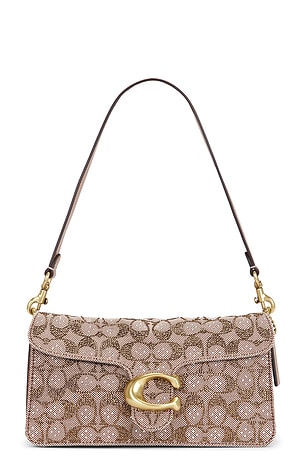 Crystal Signature Soft Tabby 26 Shoulder Bag Coach