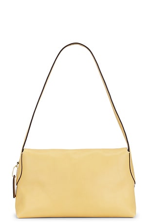 Coach Natural Grain Leather Chelsea 30 Shoulder Bag in Yellow