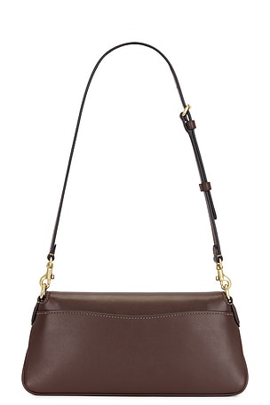 Coach Refined Calf Leather Jet Bag in Brown