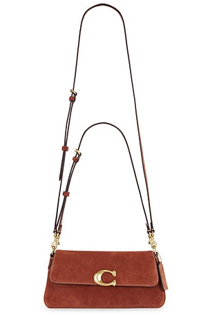 Suede Jet Shoulder Bag Coach