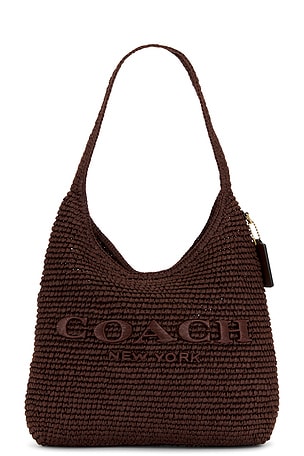 Refined Weave Straw Brooklyn 28 Coach