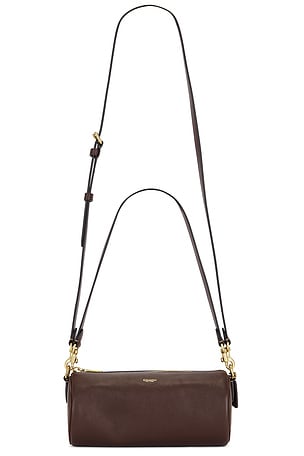 Natural Grain Leather Barrel Bag Coach