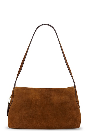 Coach Chelsea Suede Shoulder Bag 30 in Brown