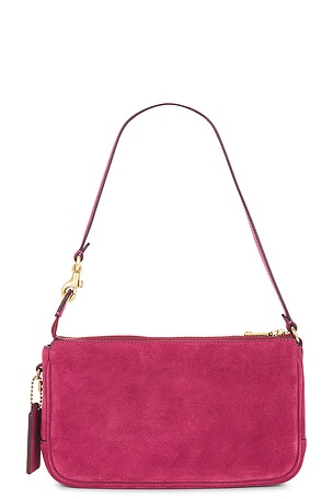 Coach Suede Plaza Bag in Pink