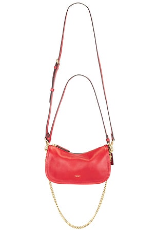Natural Grain Leather Waverly Shoulder Bag Coach