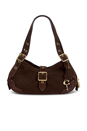 Suede Drifter Shoulder Bag Coach