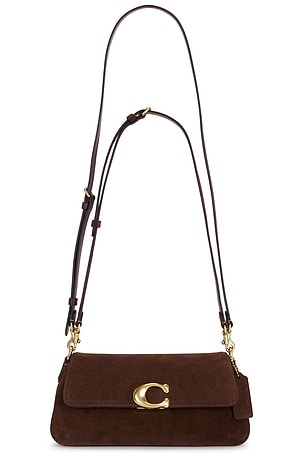 Suede Jet Shoulder Bag Coach